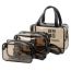 Fashion Standard Model-transparent Medium Size Pvc Large Capacity Portable Storage Bag