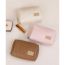 Fashion Cream White-square Style Pvc Large Capacity Portable Storage Bag