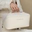 Fashion Braided Model - Milk Apricot White Pu Large Capacity Storage Bag