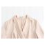 Fashion Pink Polyester Suit Collar Long Skirt