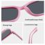 Fashion Pink Large Square Frame Children's Sunglasses