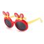 Fashion Pink Children's Cartoon Sunglasses With Rabbit Ears