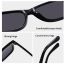 Fashion Gloss Black Children's Silicone Large Frame Sunglasses