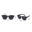 Fashion Red 3 Children's Silicone Rice Nail Large Frame Sunglasses