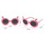 Fashion Pink Children's Dragon Horn Sunglasses