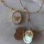 Fashion Shell Closure Necklace Gold-plated Copper Shell Necklace
