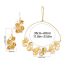 Fashion Necklace-imitation Gold 90749 Copper Geometric Leaf Necklace