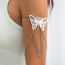 Fashion 5# Metal Butterfly Leg Rings
