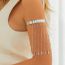 Fashion 8# Metal Chain Tassel Armband