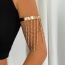 Fashion 13# Metal Diamond Chain Tassel Armband