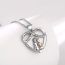 Fashion Style 5 Alloy Diamond Love Necklace