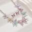 Fashion Necklace Alloy Butterfly Necklace