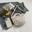 Fashion Off-white Woven Cutout Crossbody Bag