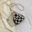 Fashion White Hollow Pearl Crossbody Bag