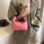 Fashion Pink With Transparent Pu Large Capacity Crossbody Bag