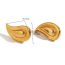 Fashion Gold Stainless Steel Gold-plated Drop Earrings