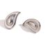 Fashion Silver Stainless Steel Gold-plated Drop Earrings