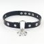 Fashion Maimang Five-pointed Star Leather Studded Star Collar