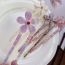 Fashion 6# Pink (about 15cm) Acetate Diamond Flower Hairpin
