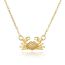 Fashion Mother And Son Gold-plated Copper Mother-child Necklace With Zirconium