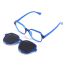Fashion Light Blue Tac Square Sunglasses