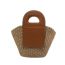 Fashion Beige Woven Large Capacity Tote Bag