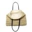 Fashion Camel Woven Large Capacity Shoulder Bag