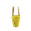 Fashion Yellow Straw Large Capacity Shoulder Bag
