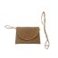 Fashion Brown Straw Flap Crossbody Bag