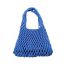 Fashion Royal Blue Straw Large Capacity Shoulder Bag