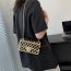 Fashion Gold Metal Cutout Flap Crossbody Bag
