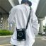 Fashion Silver Pu Camera Crossbody Bag