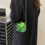 Fashion Green Acrylic Lock Square Crossbody Bag