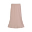 Fashion Off White Silk Satin Solid Color Skirt