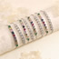 Fashion G-2 Copper Inlaid Colorful Zirconium Pull-out Bracelet