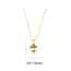 Fashion Q Copper Inlaid Zirconium Dripping Oil Christmas Necklace