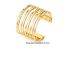 Fashion Golden 4 Alloy Geometric Hollow Bracelet