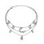 Fashion 1# Alloy Diamond Star And Moon Anklet Set