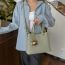 Fashion Grey Large Capacity Shoulder Bag
