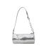 Fashion Silver Pu Sequin Large Capacity Crossbody Bag