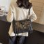 Fashion Black Pu Rivet Large Capacity Shoulder Bag