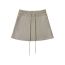 Fashion Light Gray High Waist Strappy Skirt