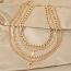 Fashion Gold Alloy Snake Shape Multi-layer Necklace