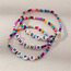 Fashion Children's Anklets Colorful Rice Beads Alphabet Beads Children's Anklet Set