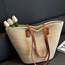 Fashion Large Bag Of Rice With Cotton Thread Polyester Large Capacity Shoulder Bag