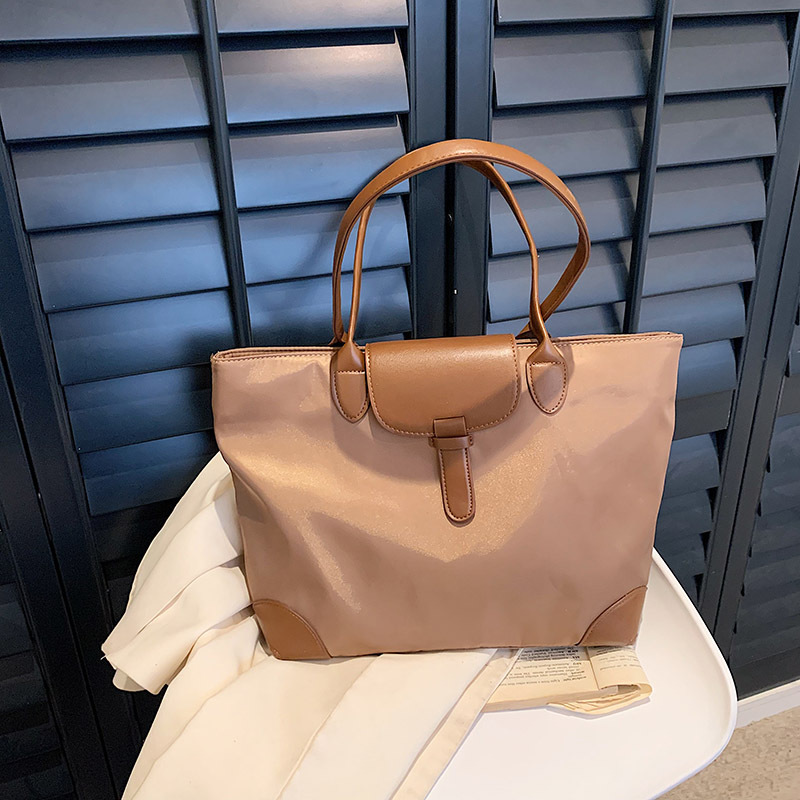 Fashion Brown Oxford Cloth Large Capacity Shoulder Bag