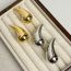 Fashion Silver (real Gold Plating) Alloy Drop Earrings