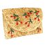 Fashion Original Color (embroidery) Straw Woven Embroidered Flap Clutch