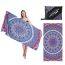 Fashion Colorful Pink Summer Polyester Printed Bath Towel