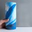Fashion Blue Shark World Polyester Printed Bath Towel